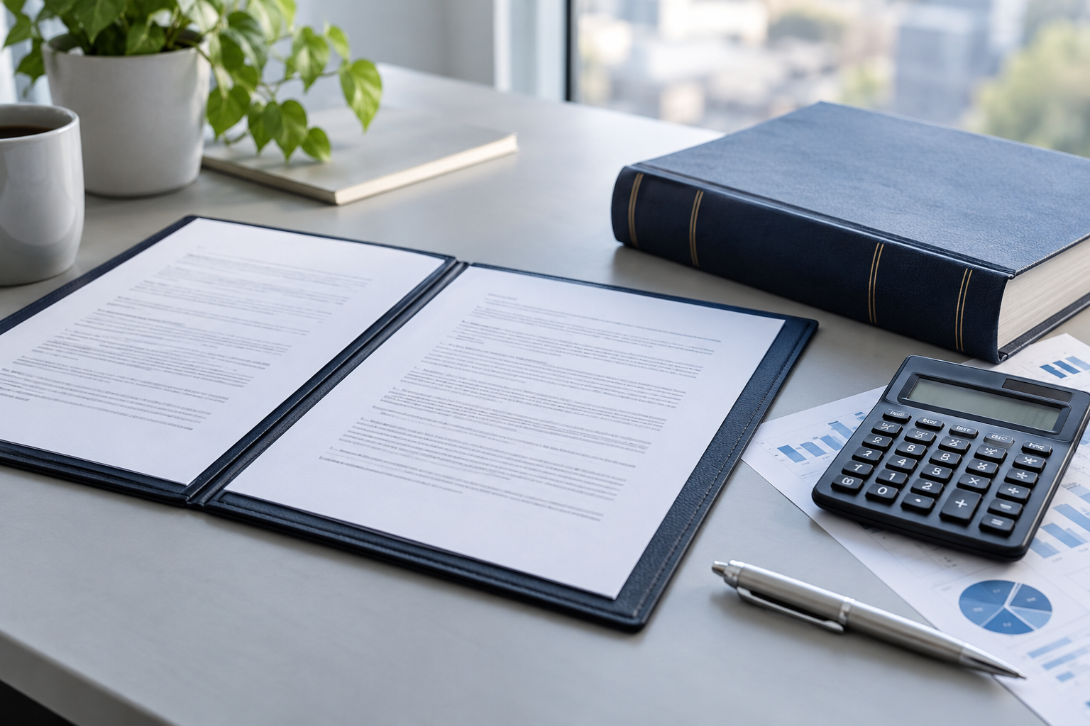 Contract documents under review