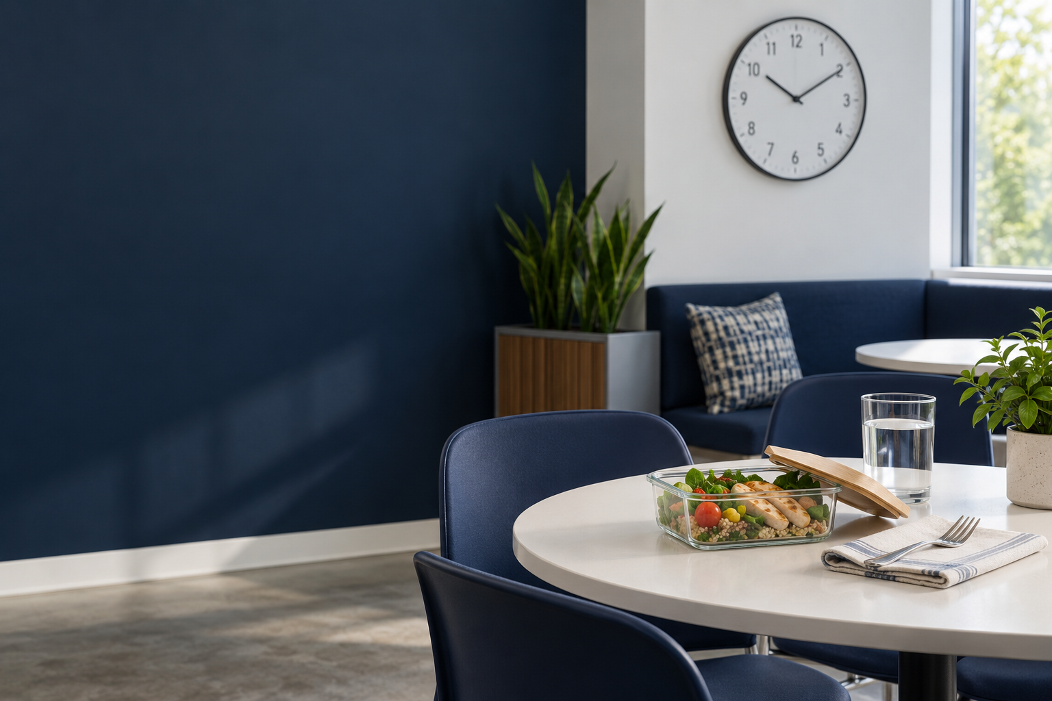 An employee meal break